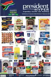 President Hyper catalogue week 39 Page 1: Monster Energy Drink €60,00, President Hyper Charcoal / Briquettes €50,00