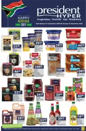 President Hyper catalogue week 39 Page 2: Mezé Dips €46,00, President Hyper Tomato & Onion Mix €30,00