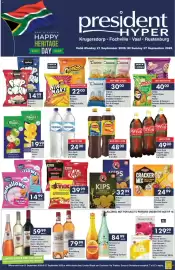 President Hyper catalogue week 39 Page 3: Coca-Cola Original Taste Less Sugar €49,00, Krunch Popcorn €14,99