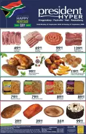 President Hyper catalogue week 39 Page 4: Black Forest Cake €99,99, President's Choice Cottage Pie €89,99