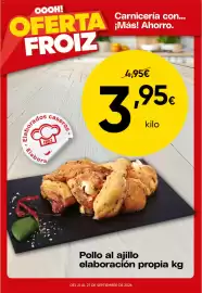 Folleto FROIZ semana 39 Página 4: Froiz pollo al ajillo €3,95