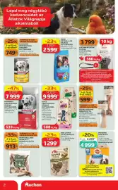 Auchan akciós újság Oldal 2: Alice száraz kutyaeledel €9.999,00, Morando professional kutyaeledel €749,00