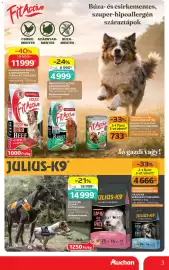 Auchan akciós újság Oldal 3: Fit Active Búza- és csirkementes, szuper-hipoallergén száraztápok CSIRKE- SZÁRNYAS- BÚZA-