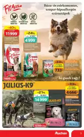 Auchan akciós újság Oldal 3: Panzi pet fit active konzerv kutyaeledel €733,00