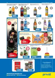 PRIVÁT akciós újság hét 39 Oldal 4: Pepsi, Mirinda narancs, 7-UP, Mountain Dew €629,00, Cappy lemonade €599,00