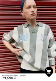 Bershka gazetka tydzień 39 Strona 9: Sweter polo w paski z haftem €179,00