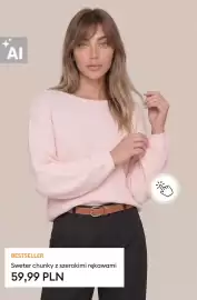 Sinsay gazetka tydzień 39 Strona 9: Sweter chunky z szerokimi rękawami €59,99