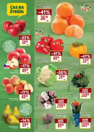 Billa leták týden 39 Strana 9: Hruška Xenia €59,90, Bon Via! mandarinka €36,90