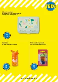 Catalog TEDI Pagină 2: Herlitz ascuțitoare și radieră €10,00, Sticlă de băut €20,00