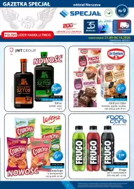 Specjał gazetka | Warszawa Strona 1: Dr. Oetker Airfryer Cake brownie, pączki, cookies €6,19, Frugo pet w asortymencie €1,88