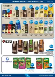 Specjał gazetka | Warszawa Strona 24: Kawa Arabica €14,99, Verdin Fix z cytrusami, z maliną €5,39