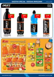 Specjał gazetka | Warszawa Strona 33: Napój energetyzujący Drift Classic €2,52, Napój izotoniczny DRIFT Multifruit €1,82