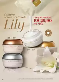 Catálogo O Boticário Página 13: Lily - absolut refil €7,00, Lily - e pague apenas no refil €29,90