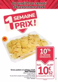 Catalogue Promocash semaine 39 page 1: MATTEAZZI Grana padano en pétales A.O.P. €10,52