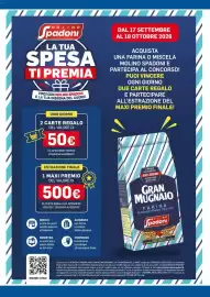 Volantino IperFamila Pagina 6: MOLINO Spadoni LA TUA SPESA TI PREMIA " VINCI CON MOLINO SPADONI E LA TUA INSEGNA DEL CUORE!