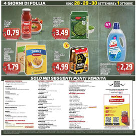 Volantino Paghi Poco Pagina 20: Frollini Balocco €1,79, Passata Pomi €0,79