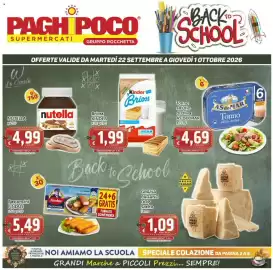 Volantino Paghi Poco Pagina 1: Brioss KINDER €1,99, Tonno all'olio di oliva AS DO MAR €4,69
