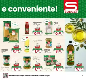 Volantino Despar | S-Budget Pagina 5: Fagioli Borlotti S-BUDGET €1,47, Cetrioli all'Aceto di Vino S-BUDGET €1,69