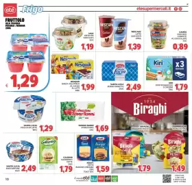 Volantino Eté Pagina 10: Galbanino fette classiche €1,79, Kiri Dippi Formaggio e Grissini €1,79