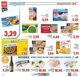 Volantino Eté Pagina 12: Frosta fishburger di merluzzo €1,99, Frosta bistecca di merluzzo grigliata €3,79