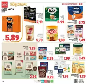 Volantino Eté Pagina 16: Mulino Bianco biscotti classici €1,29, L'Angelica tisana vari gusti €1,99