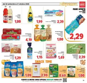 Volantino Eté Pagina 19: Doria Giambonetti €1,49, Mulino Bianco Pan Bauletto €1,00