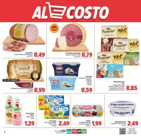 Volantino Eté Pagina 2: Parmareggio ABC €0,85, Felsineo Fior Emilia Mortadella €0,49