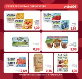Volantino Eté Pagina 32: Valsòia Yosoi vari gusti €1,39, Cameo Muu Muu Mini Cioccolato Senza Lattosio €2,99