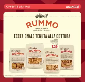 Volantino Eté Pagina 34: Rummo Le Leggendarie pasta di semola €1,29