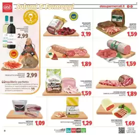 Volantino Eté Pagina 8: Citterio Salame Milano Castello €1,59, Fiorucci petto di tacchino arrosto €1,29