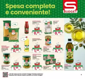 Volantino Interspar | S-Budget Pagina 5: Fagioli Borlotti S-BUDGET €1,47, Filetti di Tonno all'Olio di Oliva S-BUDGET €3,29