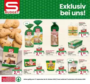 Volantino Interspar | S-Budget Pagina 6: Snack Wafer S-BUDGET €1,99, S-BUDGET Soft Cake alla Fragola €1,99