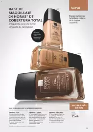 Catálogo AVON Página 21: Avon base de maquillaje 24 horas power stay €15,49