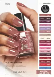Catálogo AVON Página 55: Avon gel de uñas power stay €4,99
