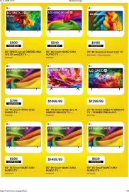 Leon's flyer week 38 Page 5: LG 55" 4K Smart NANO UHD NU700 TV €549,00, LG QNED evo AI QNED82 Mini LED 4K webOS TV €999,00