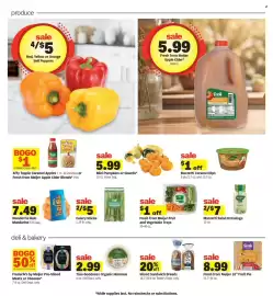 Meijer weekly ad week 39 Page 13: Fresh from Meijer Fruit and Vegetable Trays, Ace Sliced Sandwich Breads