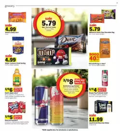 Meijer weekly ad week 39 Page 17: Halloween Snack Size Chocolate Bag €5,79, Simply Pop Prebiotic Soda €4,00