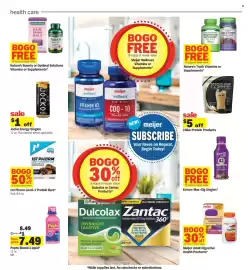 Meijer weekly ad week 39 Page 25: 1st Phorm Level-1 Protein Bars, Jocko Energy Singles