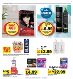 Meijer weekly ad week 39 Page 28: Dial Complete Foam Hand Soaps or Pumps €5,00, Depend or Poise Products €14,99