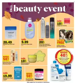 Meijer weekly ad week 39 Page 29: L'Oréal or Garnier Hair Color Products, L'Oréal, RoC or No. 7 Facial Skin Care Products