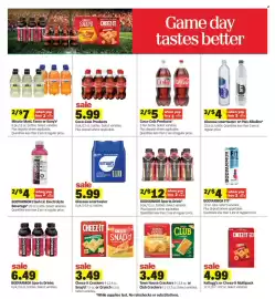 Meijer weekly ad week 39 Page 33: Coca-Cola Products €5,00, Bodyarmor flash i.v. electrolyte beverage €4,00
