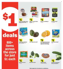 Meijer weekly ad week 39 Page 5: Extra Large Navel Orange, Large Red Grapefruit or Large Cara Cara Orange €1,00
