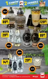 Polomarket gazetka tydzień 39 Strona 25: Znicz szklany €14,99, Znicz Witraż Orion €89,99
