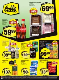 Calle tilbudsavis Side 1: Malaco Giga Poser €99,99, Veltie køkkenrulle el. toilet papir €50,00