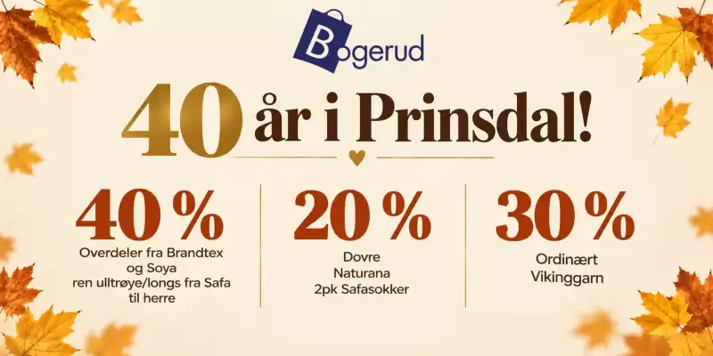Bogerud (gyldig til 5-10)