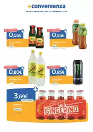 Volantino C+C Italmarket Pagina 13: Tonica, Limone, Pompelmo rosa Schweppes €0,80, Thè limone, pesca FuzeTea €0,55