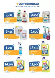 Volantino C+C Italmarket Pagina 15: Candeggina più mousse Ace €1,69, Sgrassatore universale Chanteclair €9,45