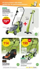 Brico folder Pagina 2: Elektrische grasmaaier €114,00, Elektrische grasmaaier €199,00