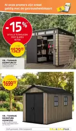 Brico folder Pagina 20: Tuinhuis signature ashwood €1.699,15, Tuinhuis signature 97 €1.529,15