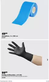 Biltema reklamblad Sida 23: Akutplåster €49,90, Kraftig nitrilhandske €99,90